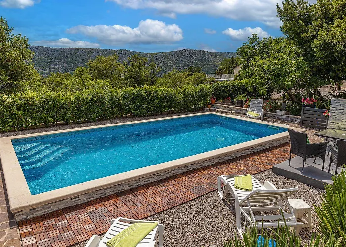Mediterrane Mit Privatpool, Meerblick, Hundefreundlich, Grill, Privatparkplatz *