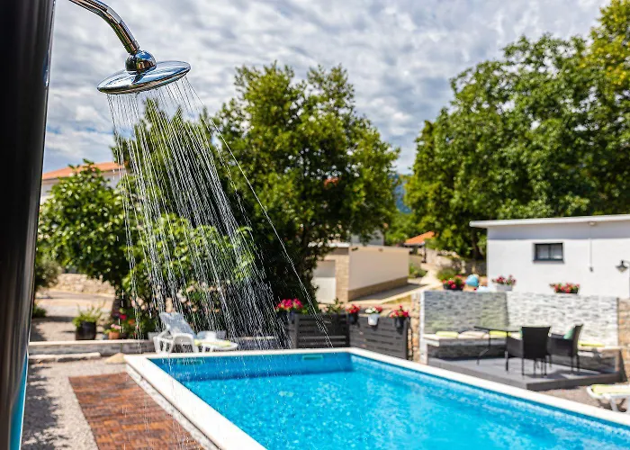 Mediterrane Mit Privatpool, Meerblick, Hundefreundlich, Grill, Privatparkplatz Grižane